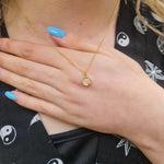 Teeny Moon Dust Phoenix Gold Necklace