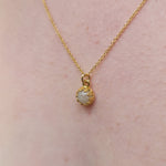 Teeny Moon Dust Princess Gold Necklace