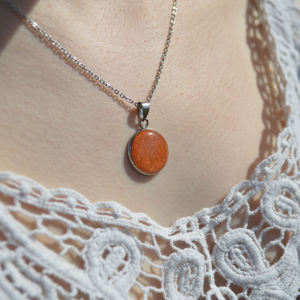 Large Ashes Necklace Hypoallergenic