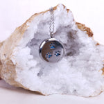 Paw Print Locket Ashes Necklace