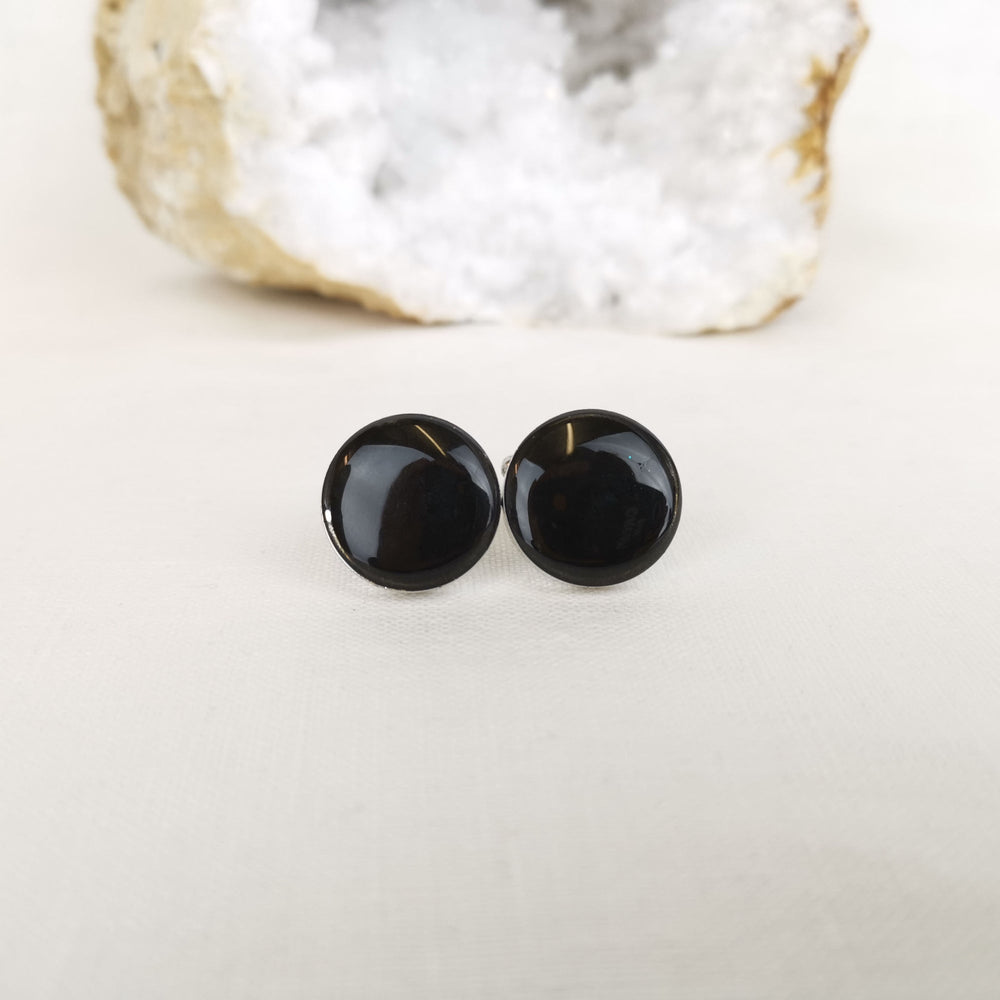 Large Ashes Cufflinks Rhodium