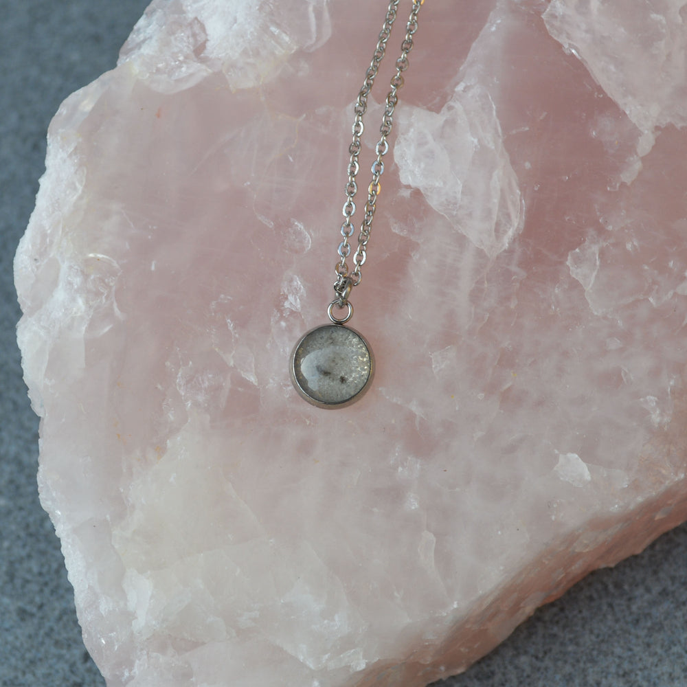 Small Moon Dust Necklace Hypoallergenic