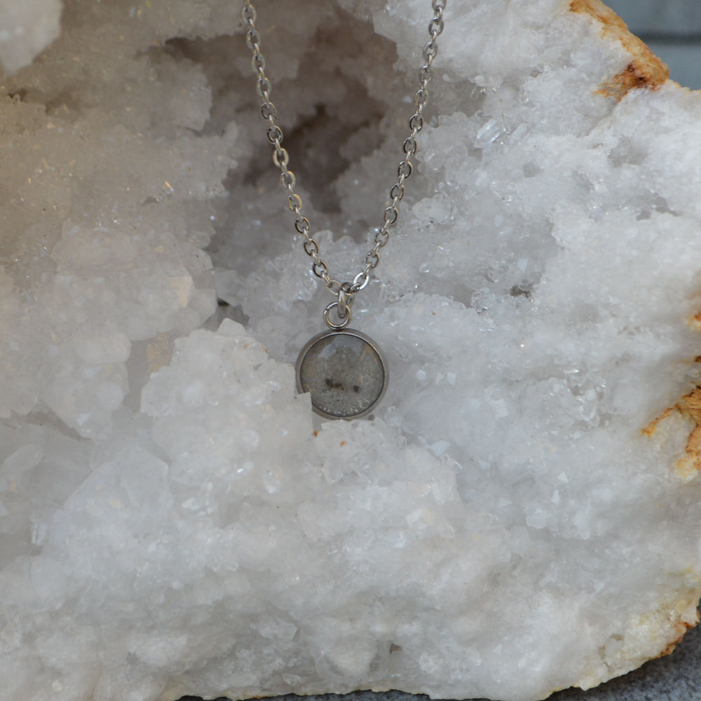 Small Moon Dust Necklace Hypoallergenic