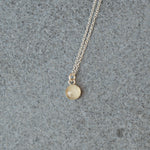 Teeny Moon Dust Necklace Sterling Silver