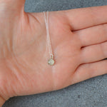 Teeny Moon Dust Necklace Sterling Silver