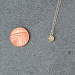 Teeny Moon Dust Necklace Sterling Silver