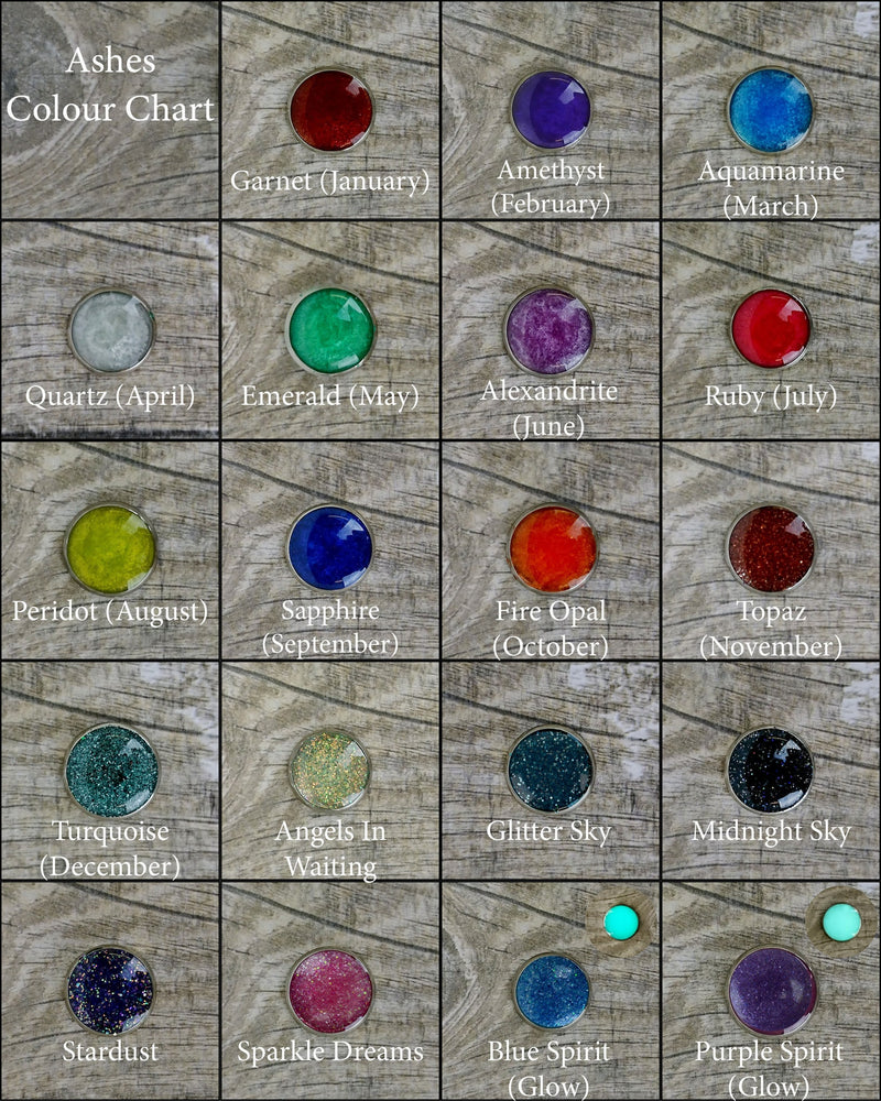 Small Ashes Cufflinks Hypoallergenic