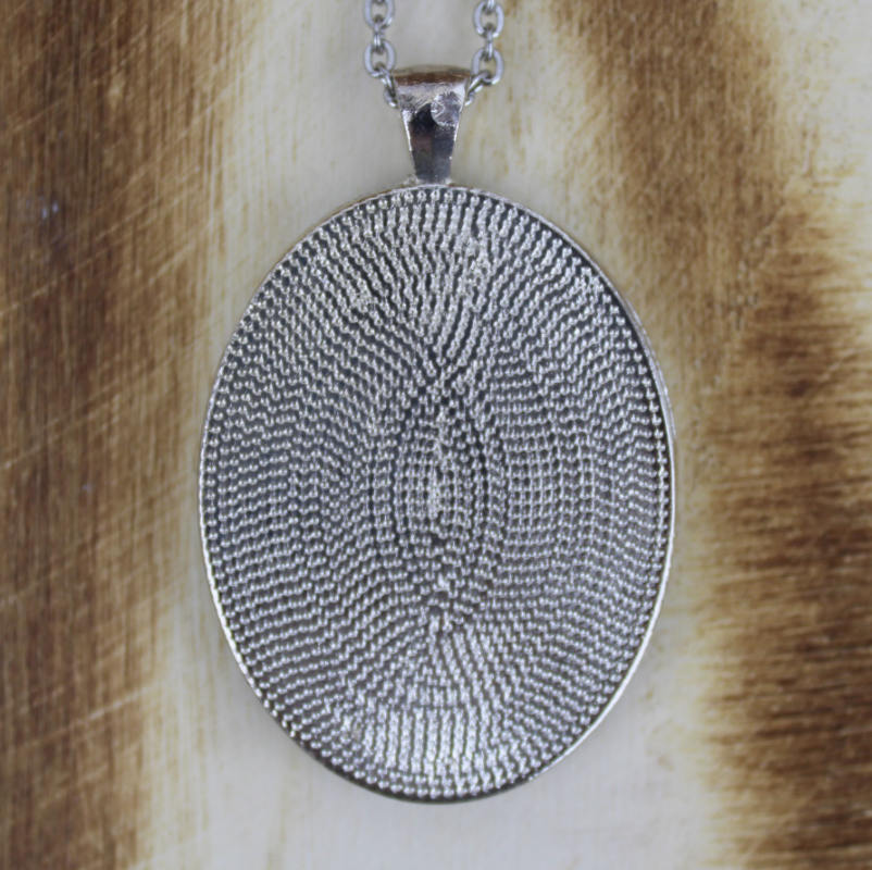 Silver Custom Picture Necklace