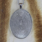 Silver Custom Picture Necklace