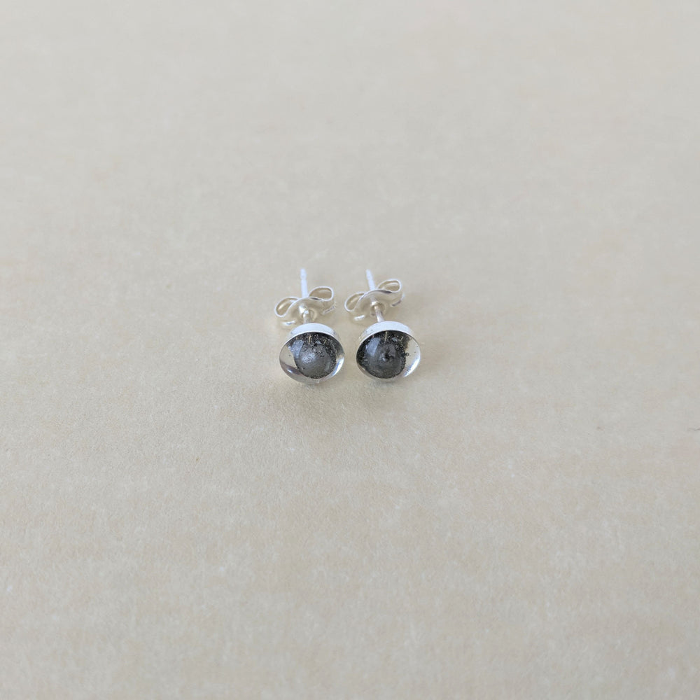 Genuine Shooting Star Iron Meteorite Stud Earrings