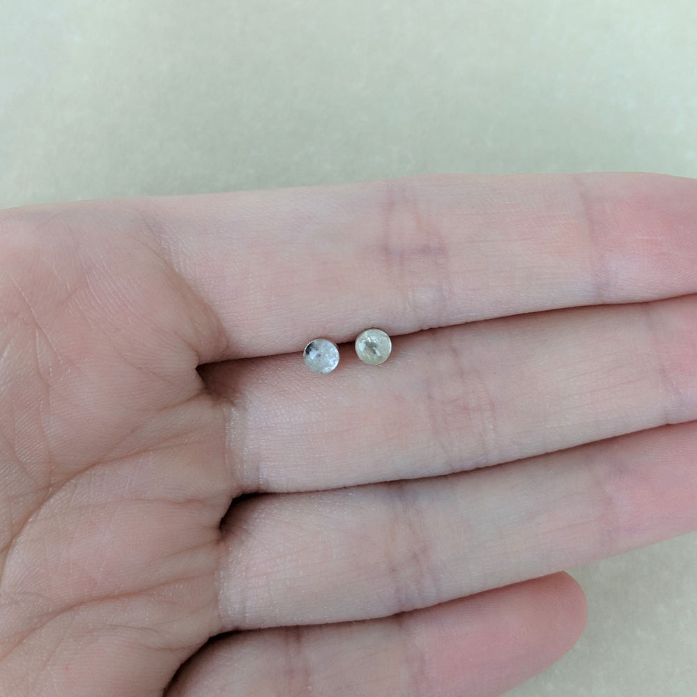 Genuine Lunar Moon Dust Stud Earrings