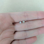 Genuine Lunar Moon Dust Stud Earrings