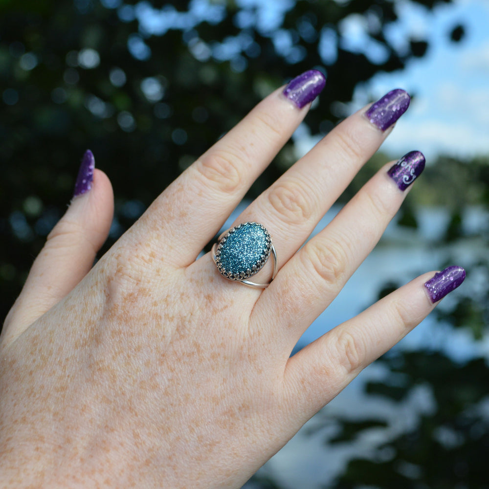 Princess Large Stone Ring