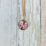 Rose Gold Small Personalised Picture Necklace