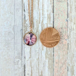 Rose Gold Small Personalised Picture Necklace
