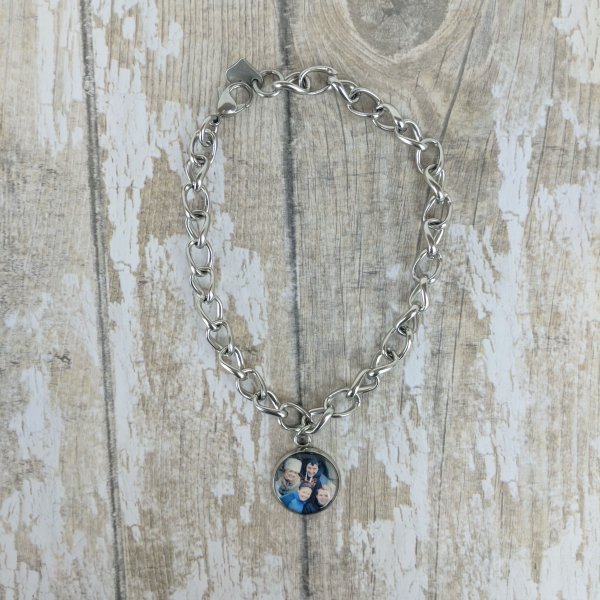 Simplicity Personalised Picture Charm Bracelet