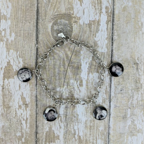 Simplicity Personalised Picture Charm Bracelet