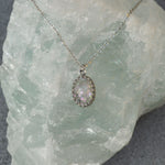 Medium Princess Oval Stone Ashes Necklace