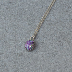 Small Princess Oval Stone Ashes Necklace
