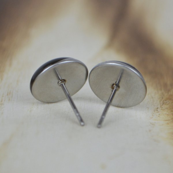 Personalised Medium Hypoallergenic Stainless Stud Earrings
